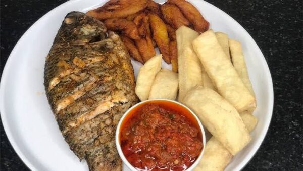 Roasted Fish & Plantain with Yuca - Image 2